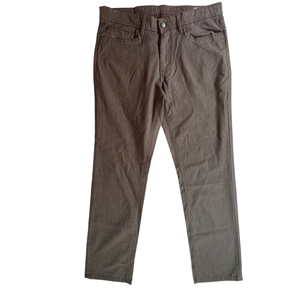 English Laundry Pants Mens 34 Brown Micro Corduroy Straight Leg Casual‎ Trousers
